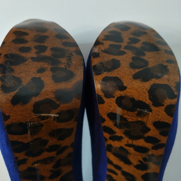 BETTIE PAGE Royal Blue Beaded Platform Pump size 11 - Picture 5 of 8